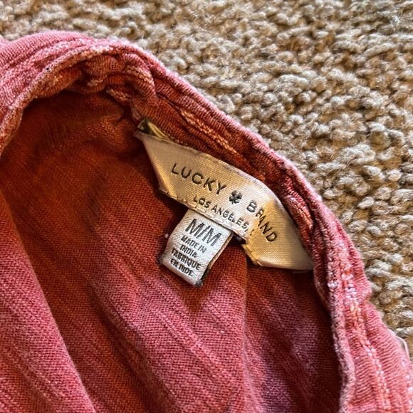 Lucky brand medium red blouse - Picture 6 of 7